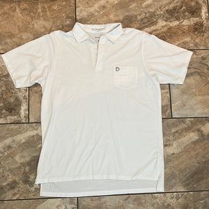 Men’s White B. Draddy Polo